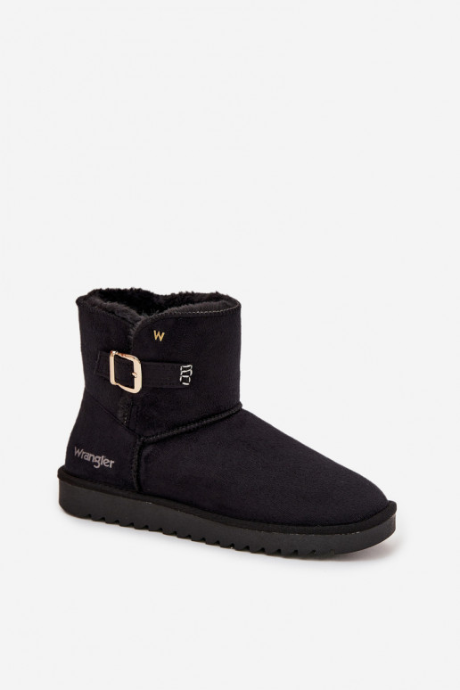 Snehule Dámske s prackami INrangler 20253091.25Y čierna