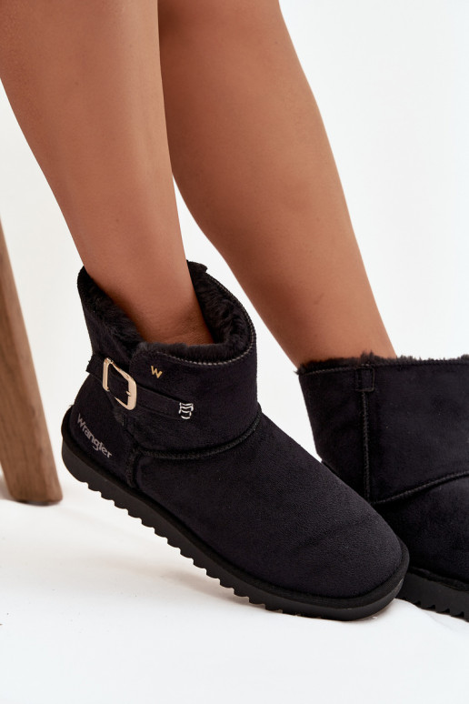 Snehule Dámske s prackami INrangler 20253091.25Y čierna