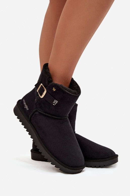 Snehule Dámske s prackami INrangler 20253091.25Y čierna