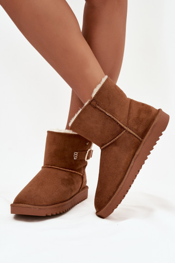 Snehule Dámske s prackami INrangler 20253091.37B Hnedá farba 2