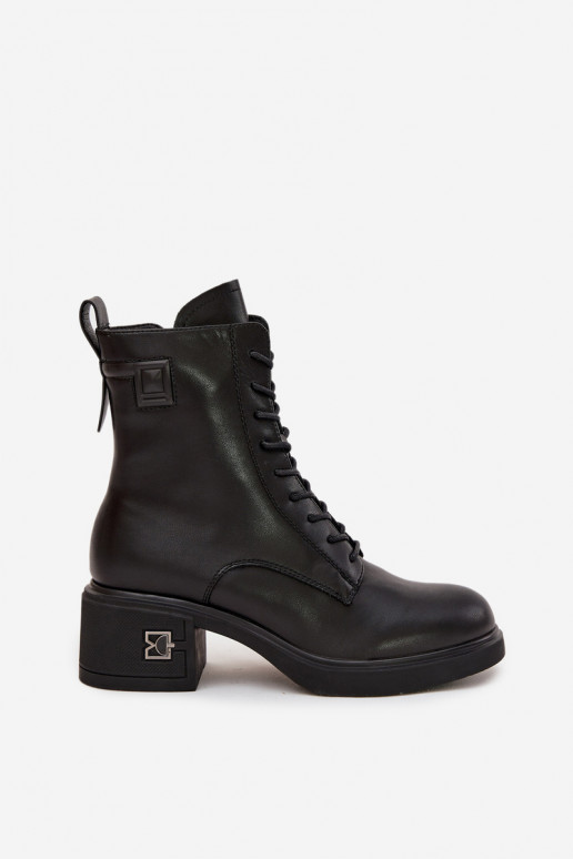 zahriať sa Dámske čižmyZapnutéturalnej Skóry Zapnuté Klocku Vinceza 66819 čierna zahriať sa Dámske čižmyZapnutéturalnej Skóry Zapnuté Klocku Vinceza 66819 čierna