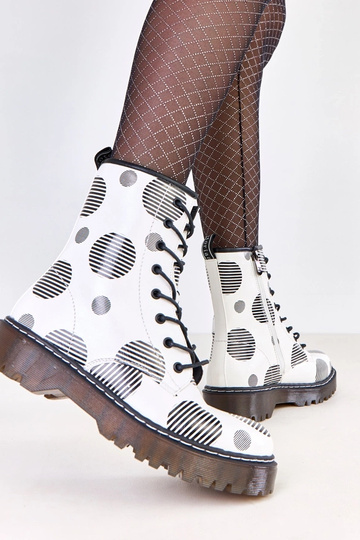 Biele dámske platformové...