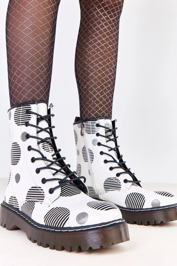 Biele dámske platformové... 2