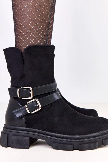 Čierne teplé čižmy so...