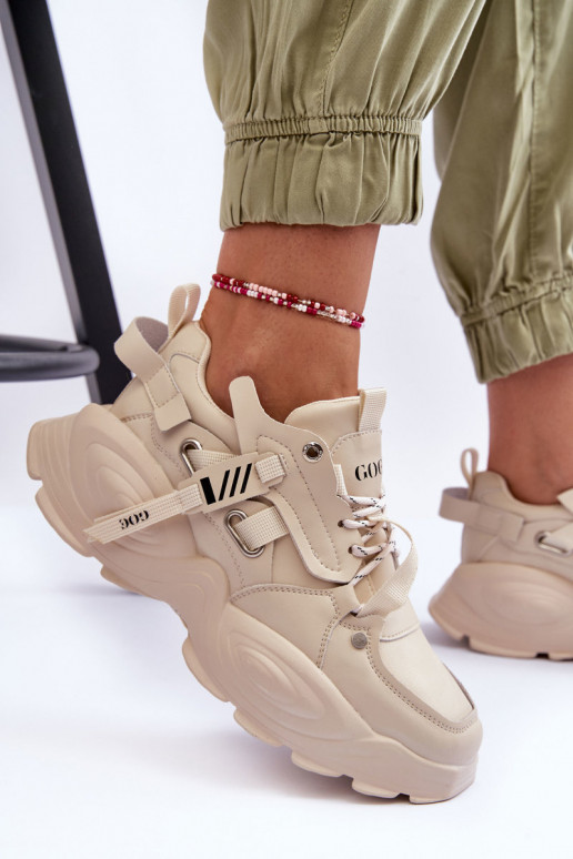 tenisky Tenisky model obuvi GOE MM2N4015 béžová