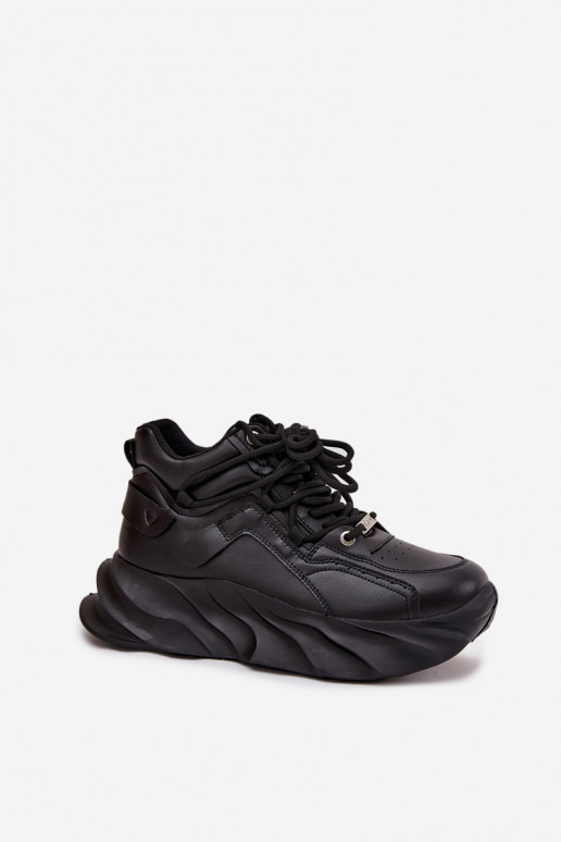 Tenisky model obuvi Dámske pravá koža GOE SS2N4036 čierna