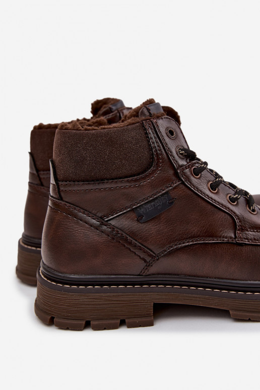 topánky pánske zahriať sa INrangler 20253034.IKU tmavohnedá