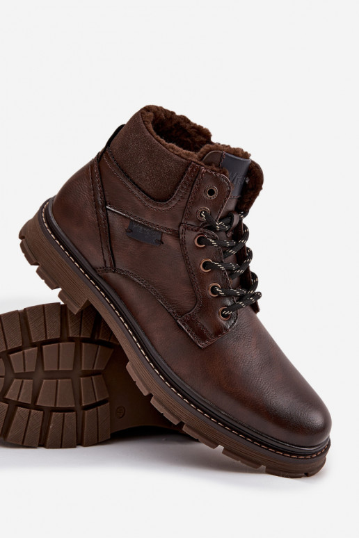 topánky pánske zahriať sa INrangler 20253034.IKU tmavohnedá