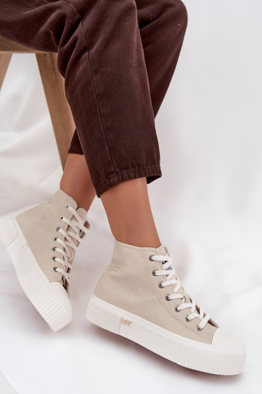 Bežná obuv s platformou LEE 50253002.35E ISLA INOMEN MID béžová
