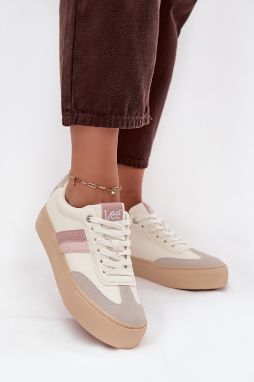 Tenisky model obuvi Dámske LEE AILANI INOMEN LOIN 50253004.02A Zgaszona Biel