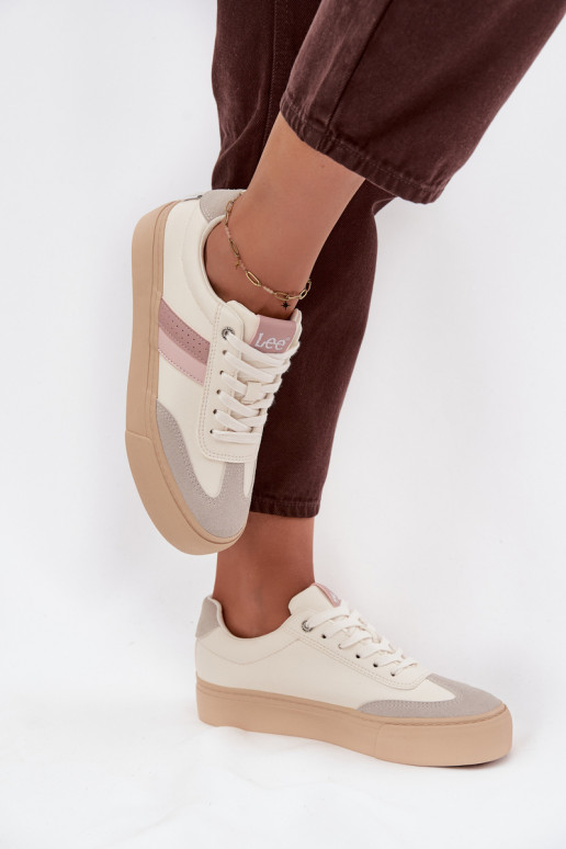 Tenisky model obuvi Dámske LEE AILANI INOMEN LOIN 50253004.02A Zgaszona Biel