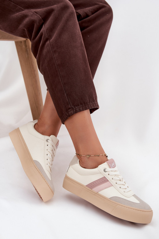 Tenisky model obuvi Dámske LEE AILANI INOMEN LOIN 50253004.02A Zgaszona Biel