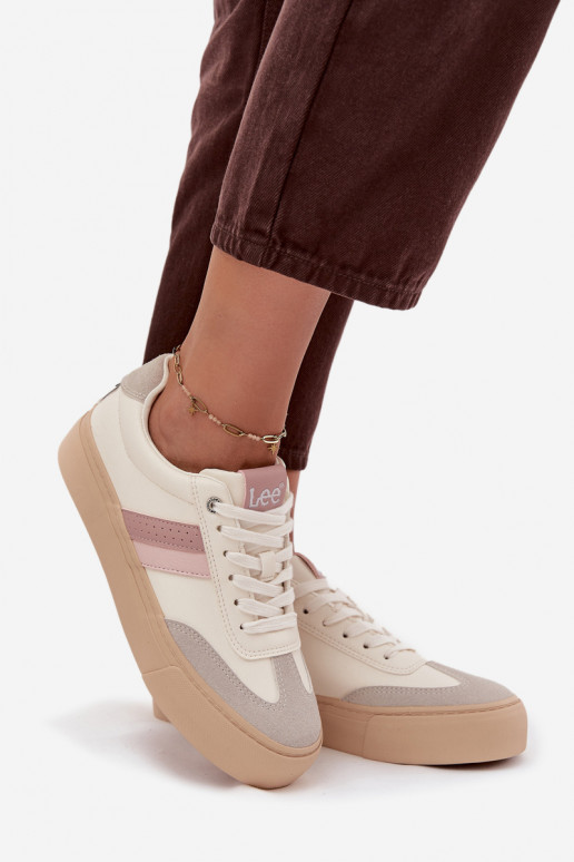 Tenisky model obuvi Dámske LEE AILANI INOMEN LOIN 50253004.02A Zgaszona Biel
