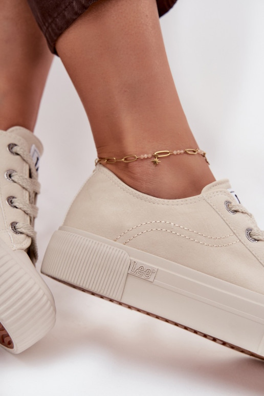 Bežná obuv s platformou LEE ISLA C INOMEN LOIN 50253001.35E béžová