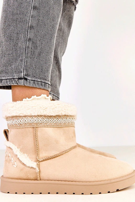 Pieskové nízke snehové topánky...