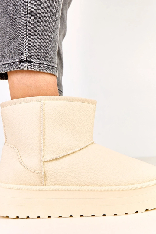 Pieskové nízke snehové topánky s...