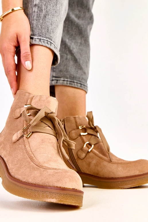 Pieskové teplé topánky s...