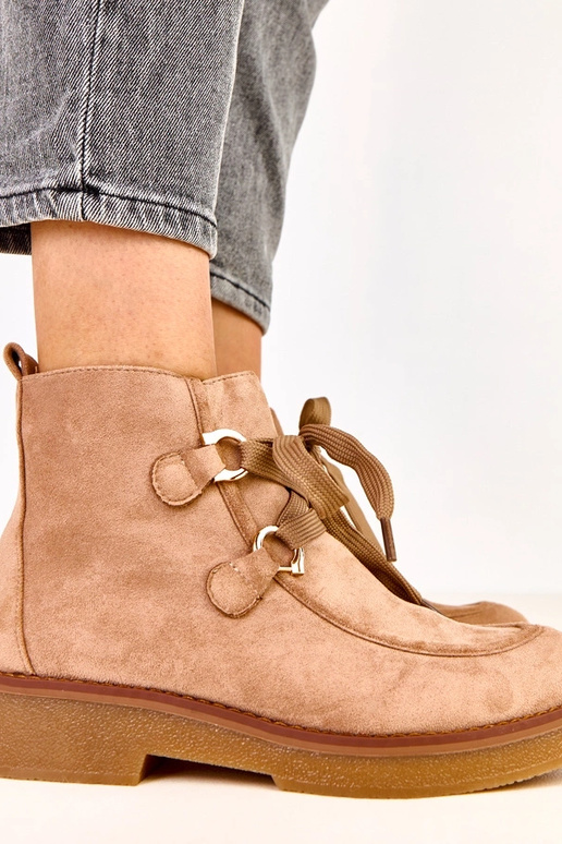 Pieskové teplé topánky s...