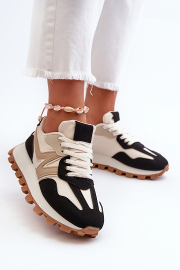 Tenisky model obuvi tenisky Dámske čierna Kalelia