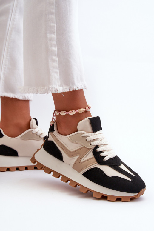 Tenisky model obuvi tenisky Dámske čierna Kalelia