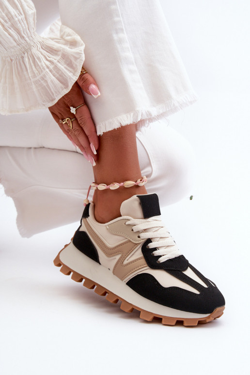 Tenisky model obuvi tenisky Dámske čierna Kalelia