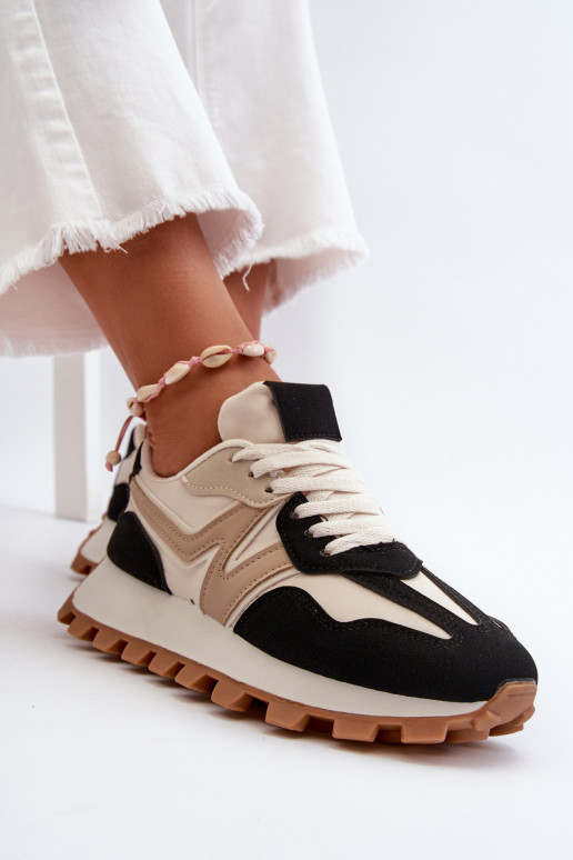 Tenisky model obuvi tenisky Dámske čierna Kalelia