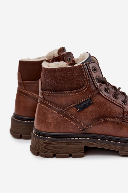 topánky pánske zahriať sa INrangler 20253034.JCU Hnedá farba