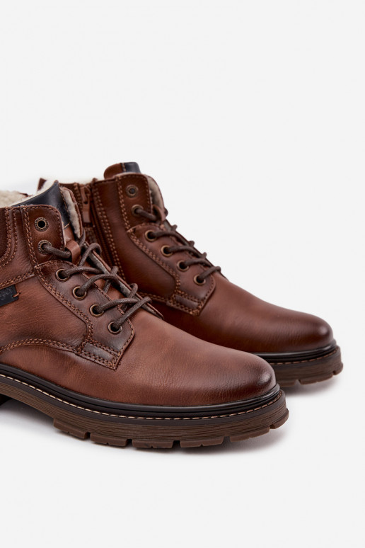 topánky pánske zahriať sa INrangler 20253034.JCU Hnedá farba