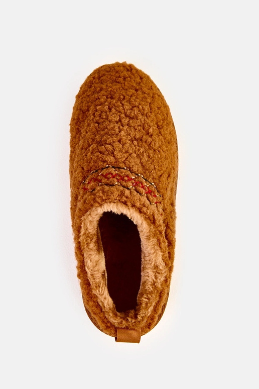 Hnedé nízke snehové topánky na...