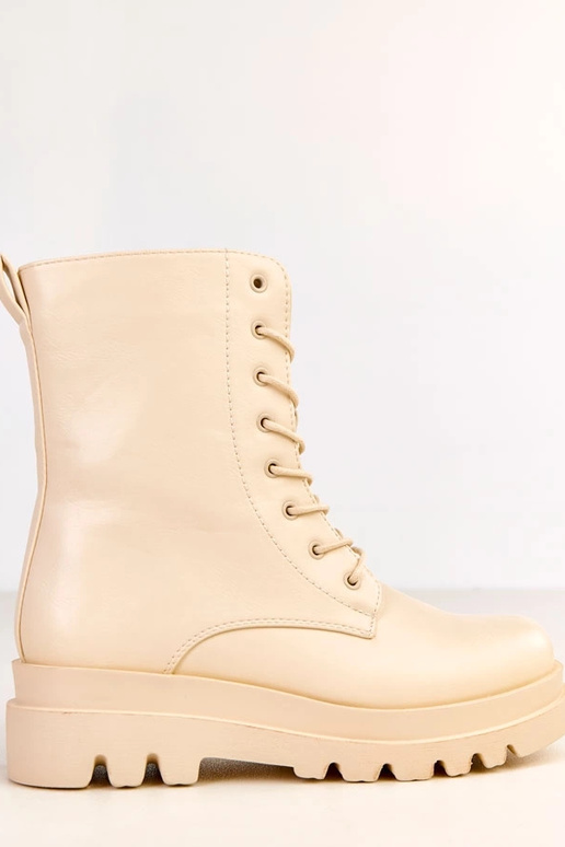 Pieskové klasické dámske vysoké čižmy...