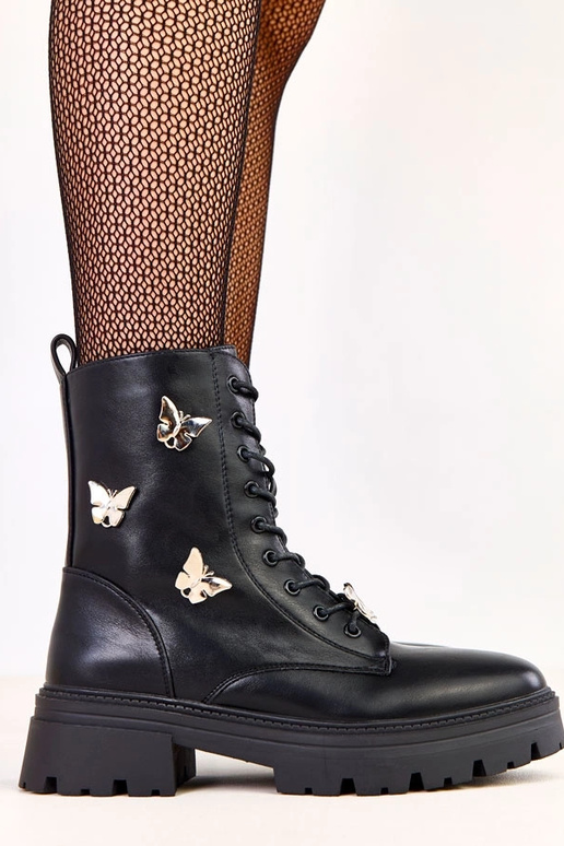 Čierne dámske trekingové topánky...