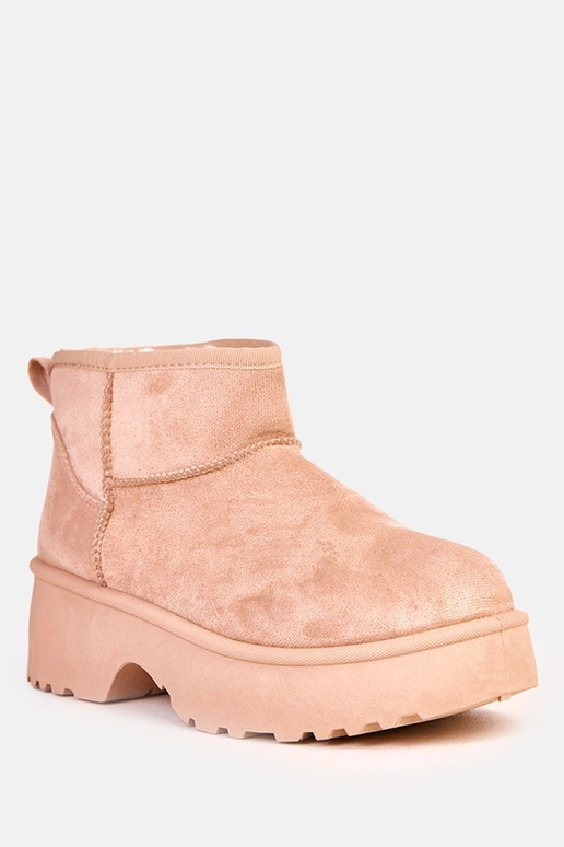 Pieskové nízke snehové topánky z...