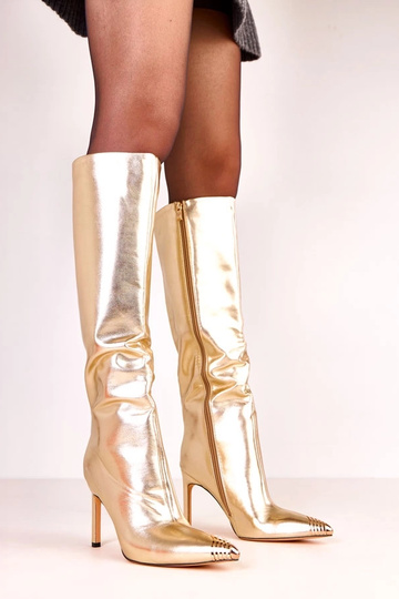 Zlaté elegantné vysoké...