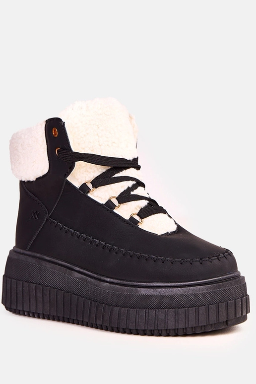 Čierne teplé športové členkové...