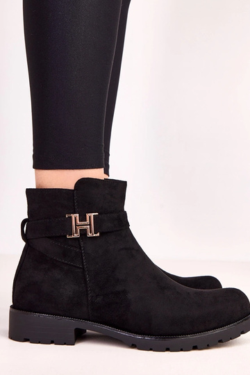 Čierne dámske čižmy so... 2