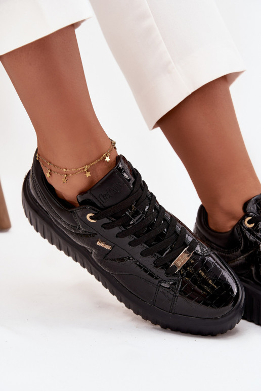 s lakovým efektom Tenisky model obuvi Dámske s platformou Lee Cooper LCJ-25-09-3870 čierna s lakovým efektom Tenisky model obuvi Dámske s platformou Lee Cooper LCJ-25-09-3870 čierna