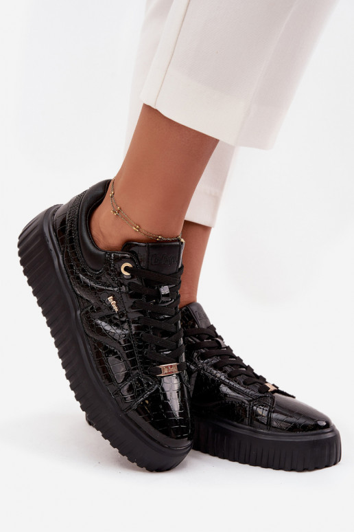 s lakovým efektom Tenisky model obuvi Dámske s platformou Lee Cooper LCJ-25-09-3870 čierna s lakovým efektom Tenisky model obuvi Dámske s platformou Lee Cooper LCJ-25-09-3870 čierna