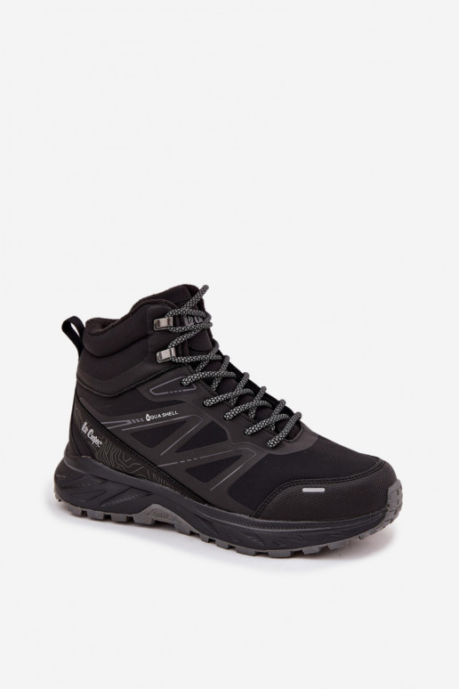 Vyhrievané turistické topánky pánske Lee Cooper LCJ-25-01-3711 čierna