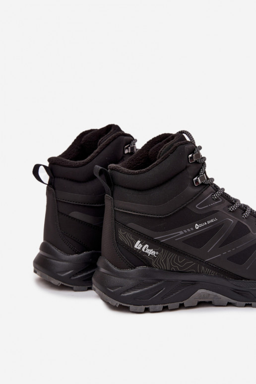Vyhrievané turistické topánky pánske Lee Cooper LCJ-25-01-3711 čierna