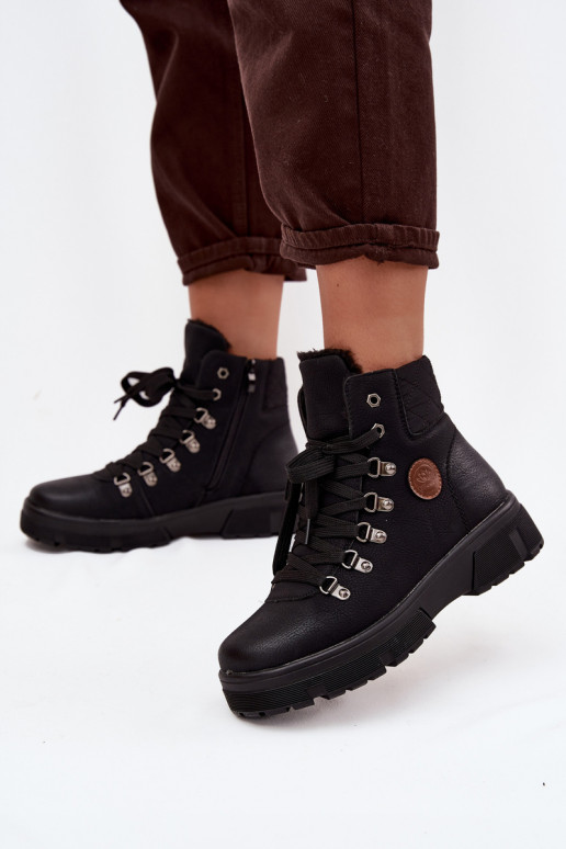 zahriať sa topánky Dámske s platformou čierna Zaraine