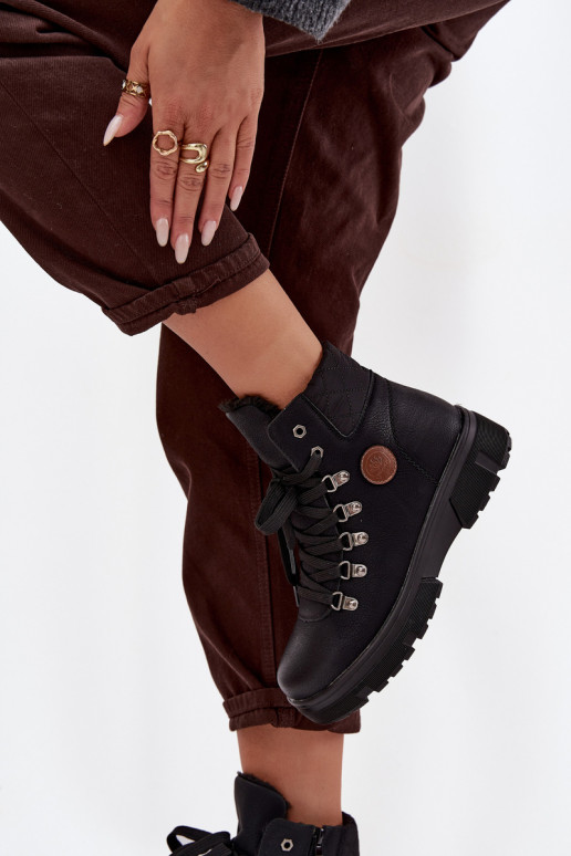 zahriať sa topánky Dámske s platformou čierna Zaraine