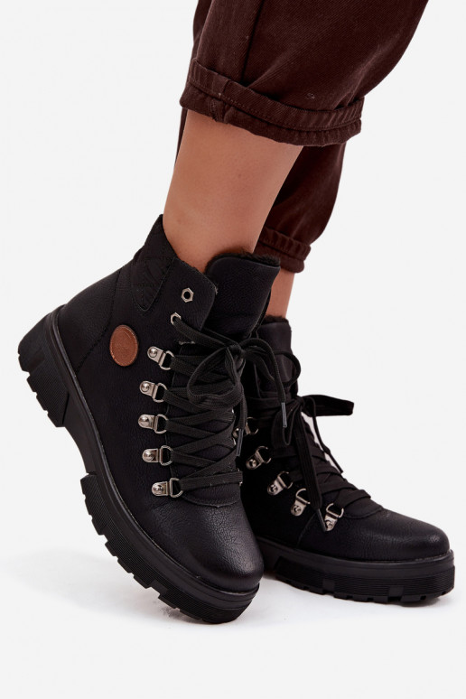 zahriať sa topánky Dámske s platformou čierna Zaraine