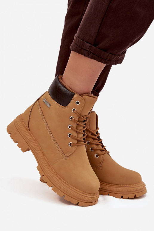 zahriať sa topánky Dámske Zapnuté Hrad Hnedá farba Selinda zahriať sa topánky Dámske Zapnuté Hrad Hnedá farba Selinda