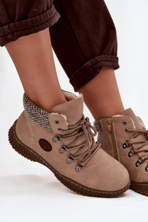 zahriať sa Čižmy topánky Dámske béžová Zenaya zahriať sa Čižmy topánky Dámske béžová Zenaya