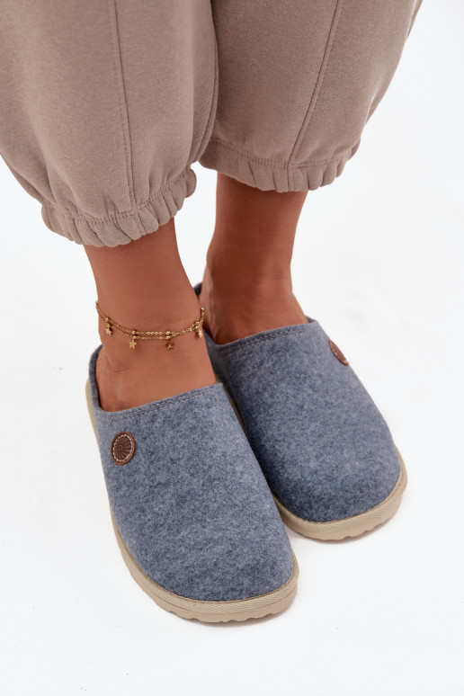 topánky domáce Papuče Dámske Inblu CS000047 svetlo modrá topánky domáce Papuče Dámske Inblu CS000047 svetlo modrá