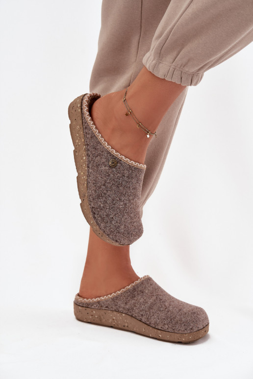 topánky domáce Papuče Dámske Inblu ED000031 béžová topánky domáce Papuče Dámske Inblu ED000031 béžová