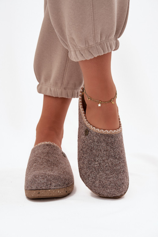 topánky domáce Papuče Dámske Inblu ED000031 béžová topánky domáce Papuče Dámske Inblu ED000031 béžová