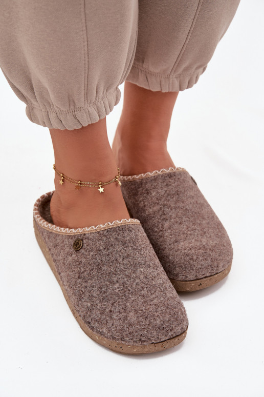 topánky domáce Papuče Dámske Inblu ED000031 béžová topánky domáce Papuče Dámske Inblu ED000031 béžová