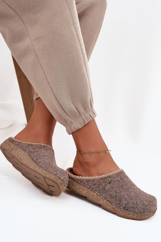 topánky domáce Papuče Dámske Inblu ED000031 béžová topánky domáce Papuče Dámske Inblu ED000031 béžová