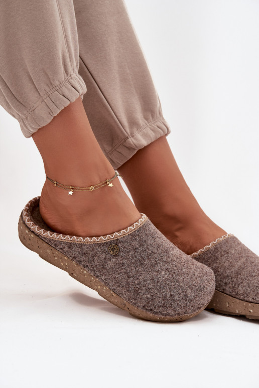 topánky domáce Papuče Dámske Inblu ED000031 béžová topánky domáce Papuče Dámske Inblu ED000031 béžová